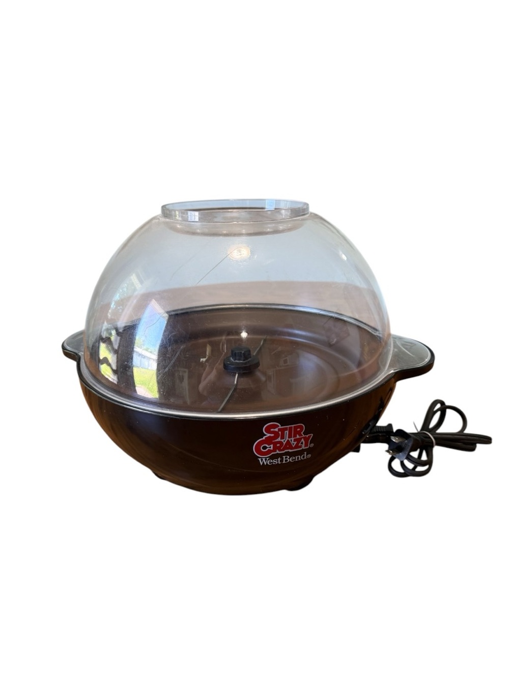 West Bend 82306 Stir Crazy 6 Quart Electric Popcorn Maker Tested and Working